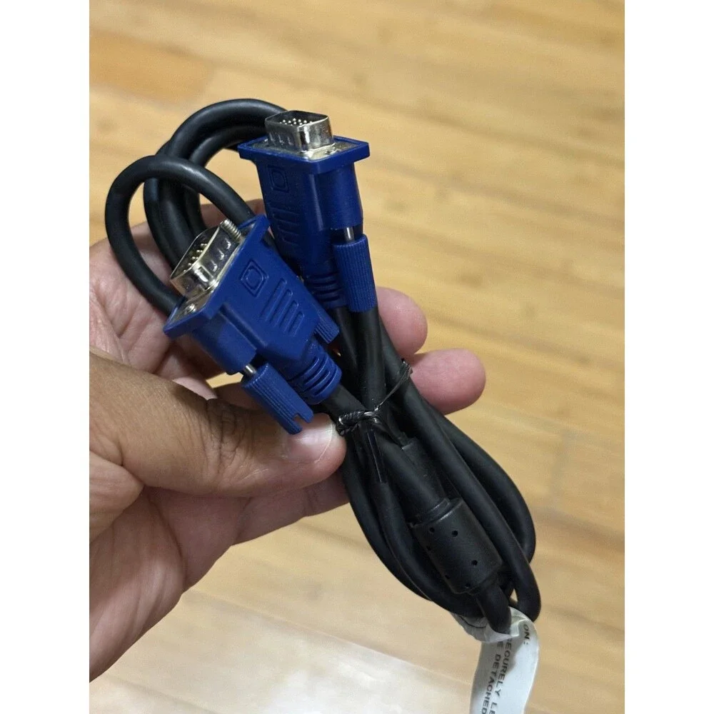 Heavy Duty VGA Cable 56 inches Male to Male SVGA Monitor Cord Computer 1080p